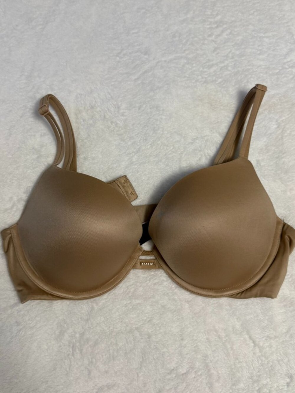 Victoria's Secret Push-Up Bra 38B Nude Convertible Multiway Everyday T-Shirt Bra